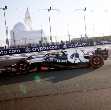 Coche Alpha en pista